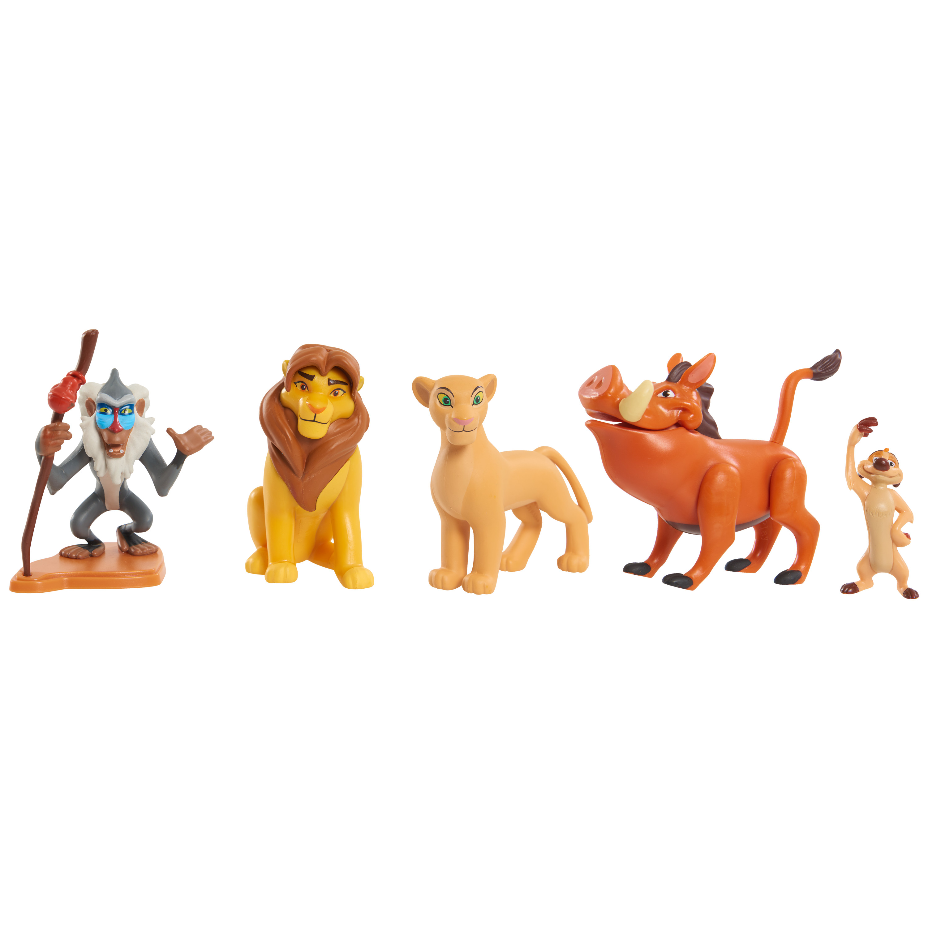 Disney's The Lion King 5-Piece Collectible Figure Set, Officially Licensed Kids Toys for Ages 3 Up, Gifts and Presents - image 1 of 2