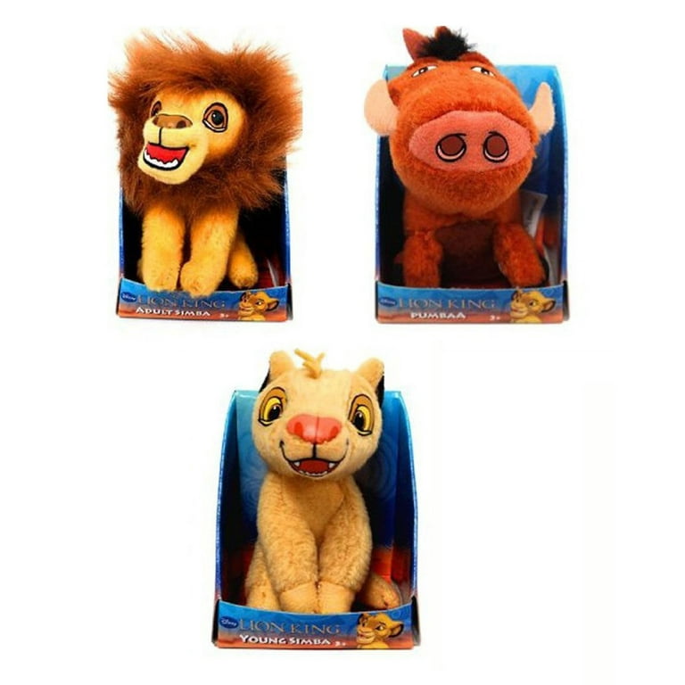 Disney's The Lion King Adult Simba, Young Nala, and Pumba Mini