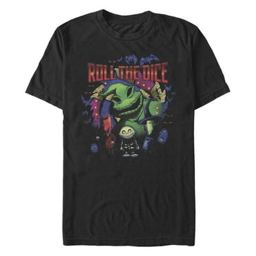 Disney's The Nightmare Before Christmas Men's Oogie Roll The Dice Tee Color: Black Size: L