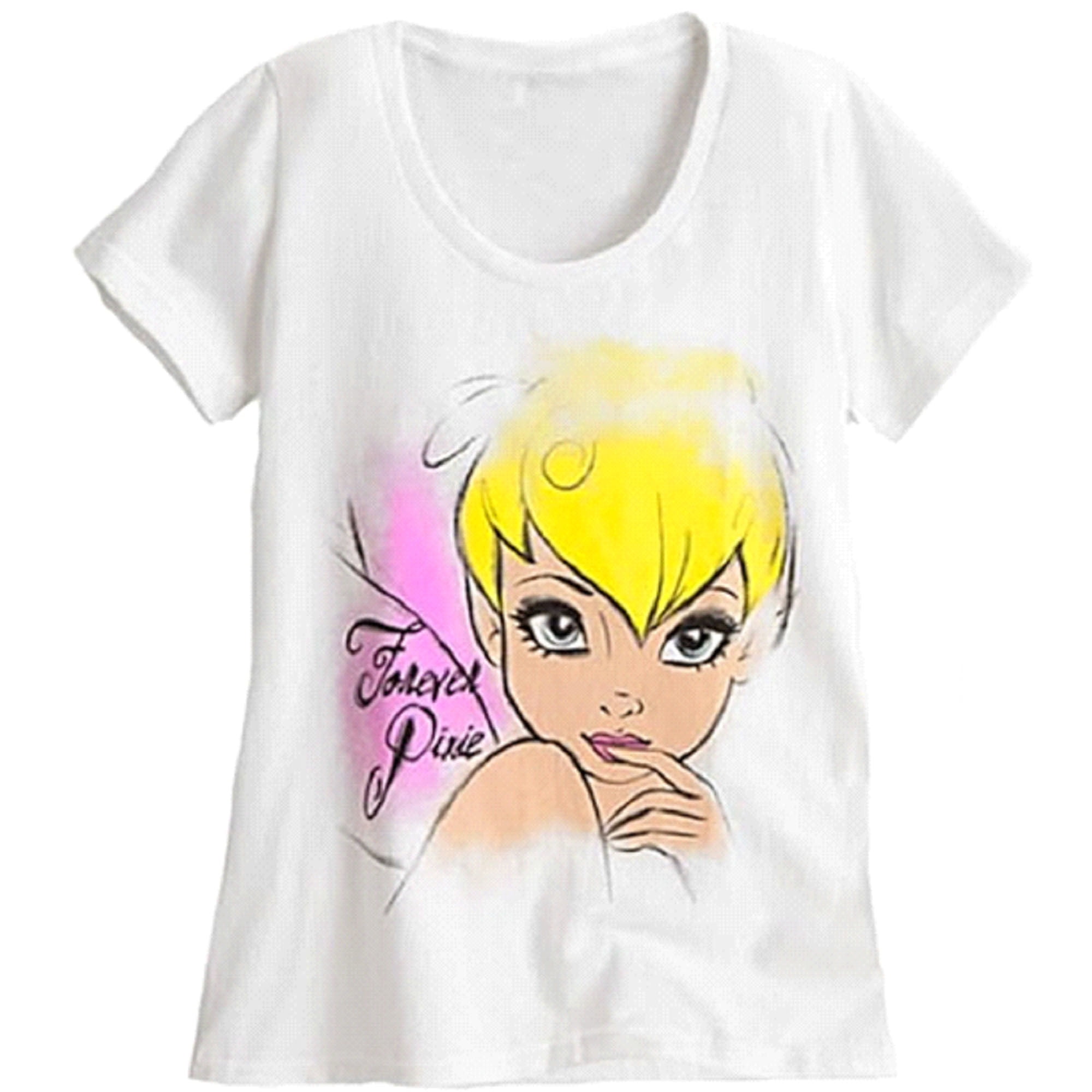 T-shirt Homme/femme Gildan Softstyle à Manches Courtes Avec Imprimé Tinker Bell - Neuf