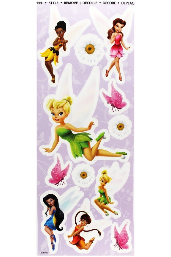 Disney's Tinker Bell and the Great Fairy Rescue Removeable Decals (12 Decals)