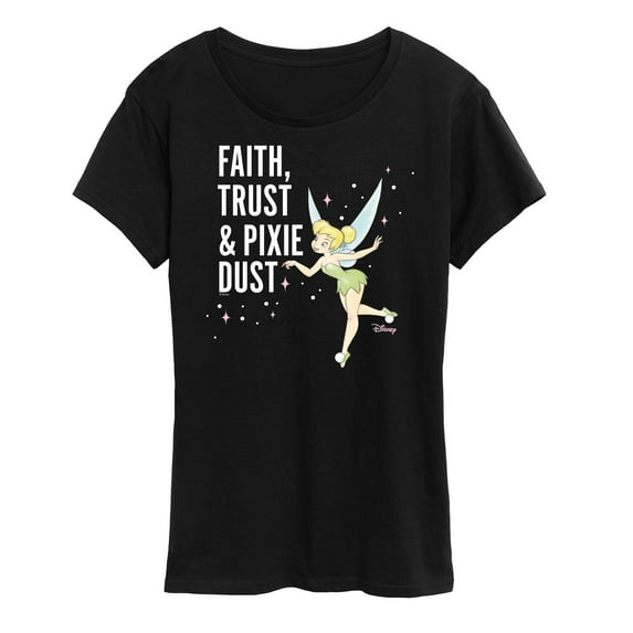 Tinker Bell - Faith Trust Pixie Dust - Ladies Short Sleeve Classic Fit Tee