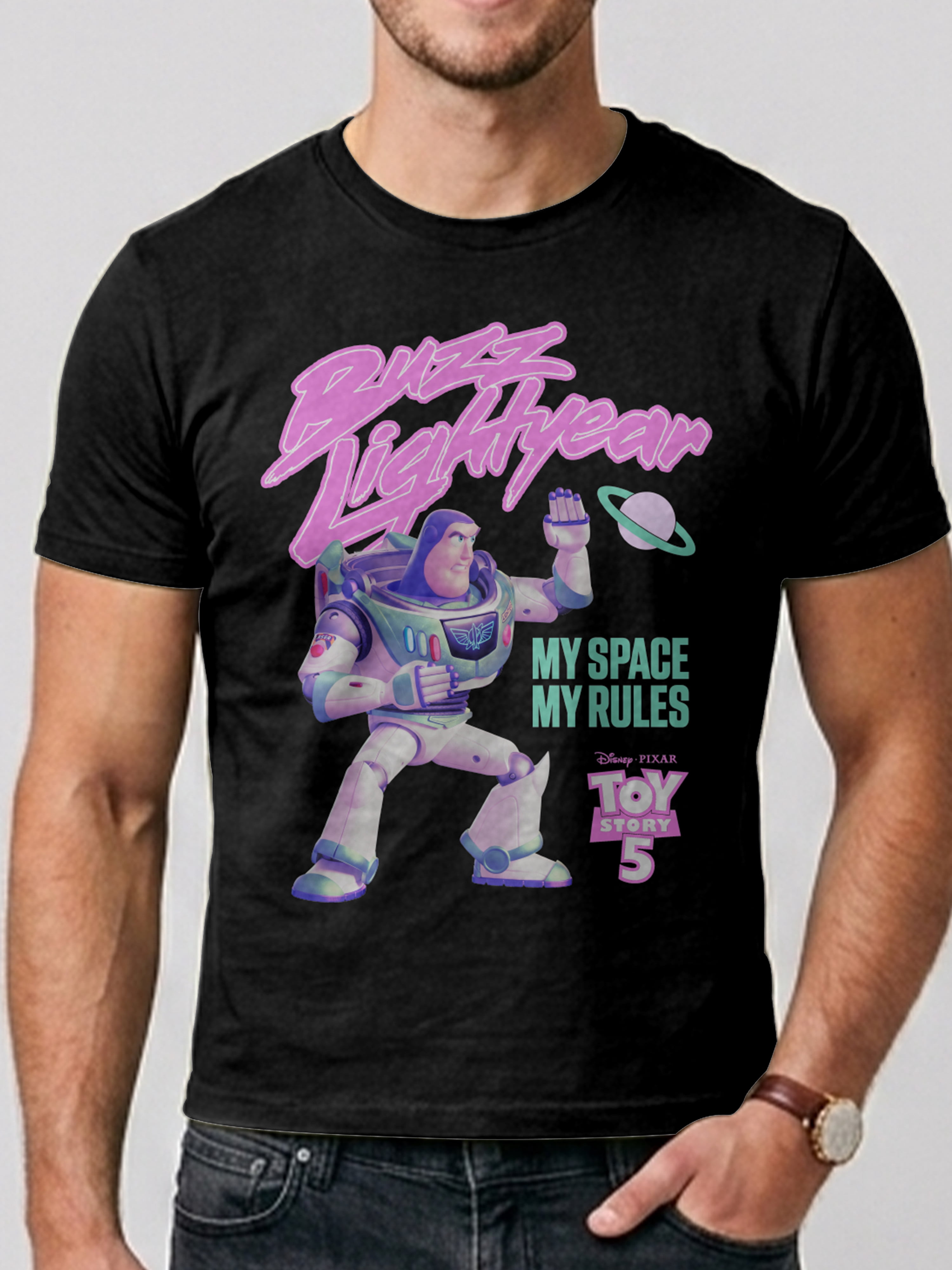 Toy Story's Buzz Lightyear Men's & Big Men's Graphic Tee Shirt, Sizes S-3XL