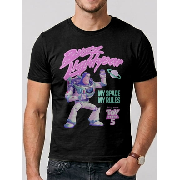 Toy Story's Buzz Lightyear Men's & Big Men's Graphic Tee Shirt, Sizes S-3XL