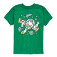 thumbnail image 1 of Disney's Toy Story - Buzz Space Collage - Toddler & Youth Short Sleeve Graphic T-Shirt, 1 of 5