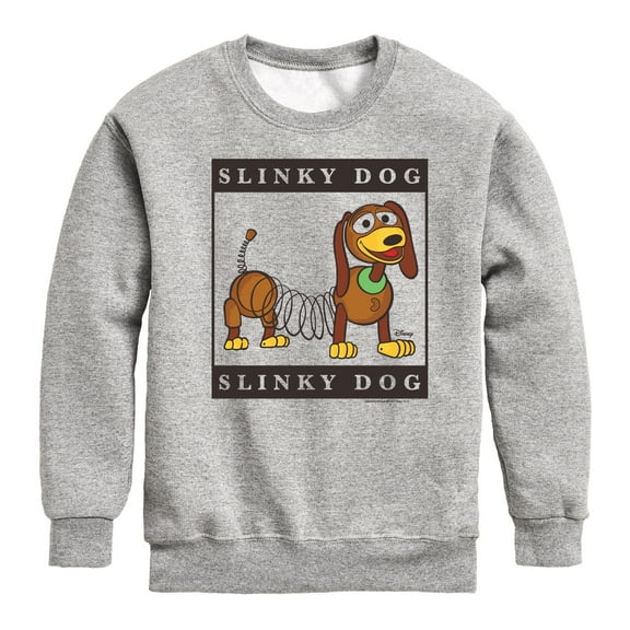 Disney's Toy Story - Type Block Slinky - Toddler & Youth Crewneck Fleece Sweatshirt