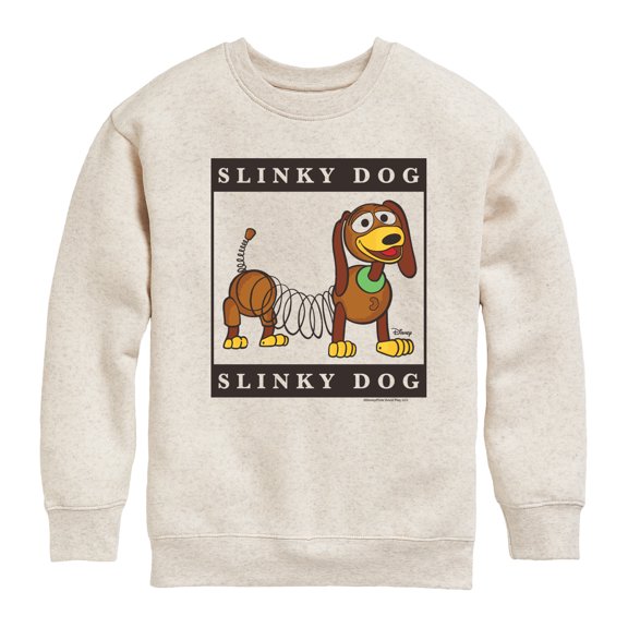 Disney's Toy Story - Type Block Slinky - Toddler & Youth Crewneck Fleece Sweatshirt