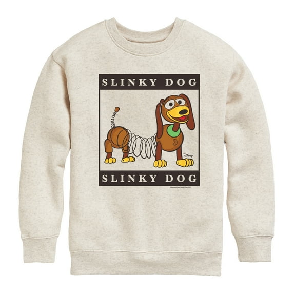 Disney's Toy Story - Type Block Slinky - Toddler & Youth Crewneck Fleece Sweatshirt
