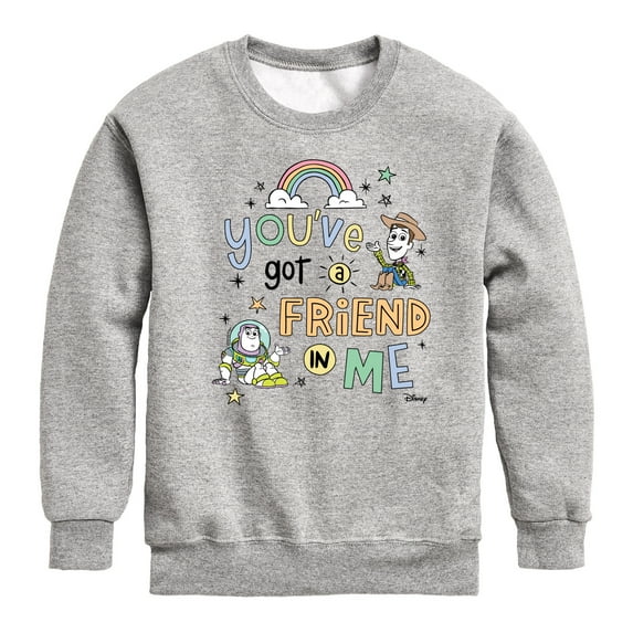Disney's Toy Story - You've Got A Friend In Me - Toddler & Youth Crewneck Fleece Sweatshirt