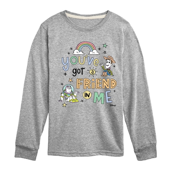 Disney's Toy Story - You've Got A Friend In Me - Toddler & Youth Long Sleeve Graphic T-Shirt