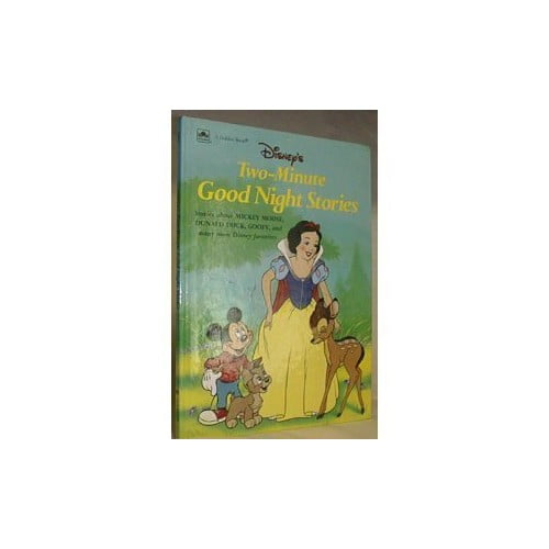 Pre-Owned Disney's Two-Minute Good Night Stories (Hardcover) 030712181X 9780307121813