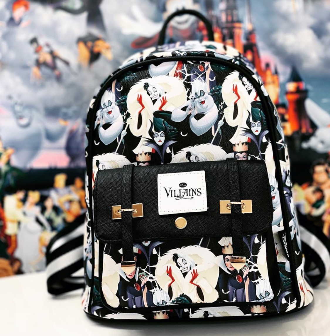 Disney Villains 11-inch Vegan Leather Mini Backpack