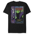 thumbnail image 1 of Men's Disney Princesses Vintage Villain Comics  Graphic Tee Black Large, 1 of 5