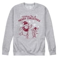 thumbnail image 1 of Disney Winnie The Pooh - Wishing For A Merry Christmas - Men's Crew Neck Fleece Pullover, 1 of 5