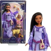 Disneys Wish Asha of Rosas Adventure Pack Fashion Doll, Posable Doll with Animal Friends and Accessories