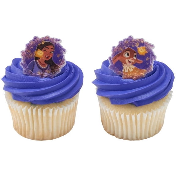 Disney's Wish Better Together Decopac Cupcake Rings Toppers