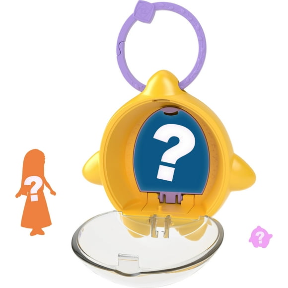Disneys Wish Star Reveals Mini Doll Surprise, Keychain Compact with Character Doll & Accessory (Styles May Vary)