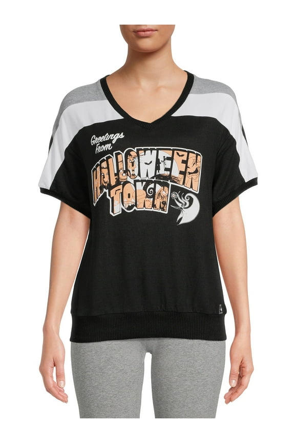 's Women's and Women's Plus Size Nightmare Before Christmas Graphic Sleep Tee