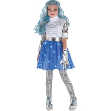 Kids Girls Zombie School Girl Halloween Costume – Trick Or Treat Set By A2Z 4 Kids® – Grey Polyester