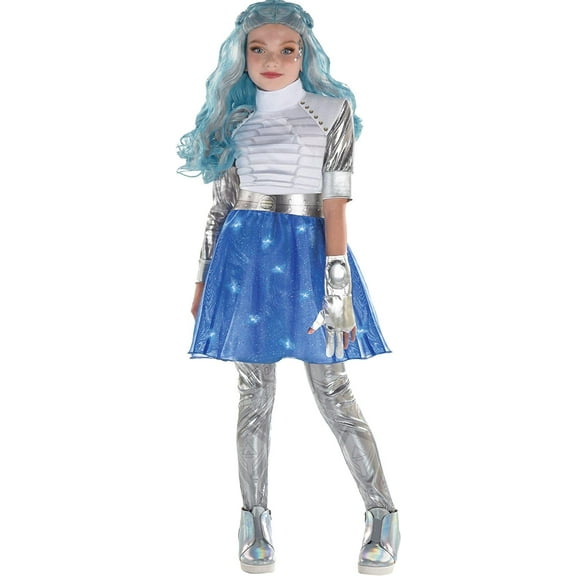 Disney's Zombies 3 Alien Addison Costume, Girls, With Top, Pants and Tutu, Size Large (12-14)