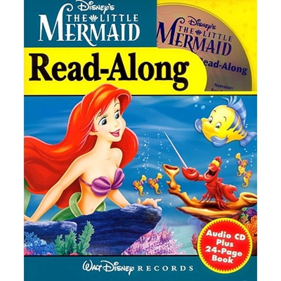 Pre-Owned Disney's the Little Mermaid: Read-Along [With 24 Page Book] (Paperback) 076342174X 9780763421748