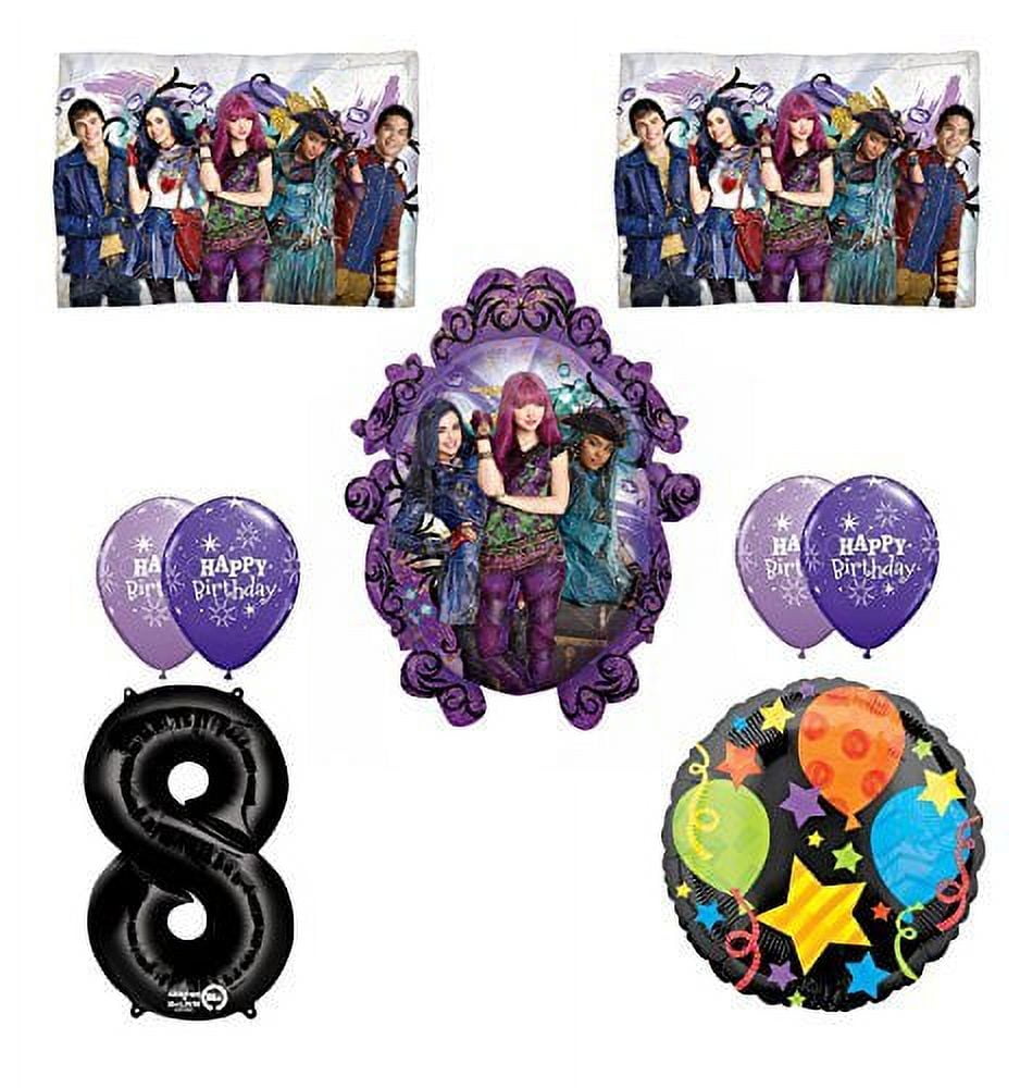 Mayflower Products The Descendants Party Supplies 8th Birthday Balloon Bouquet Decorations