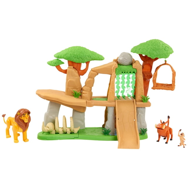 Disney the Lion King Pride Land Playset, Officially Licensed Kids Toys for Ages 3 Up, Gifts and Presents