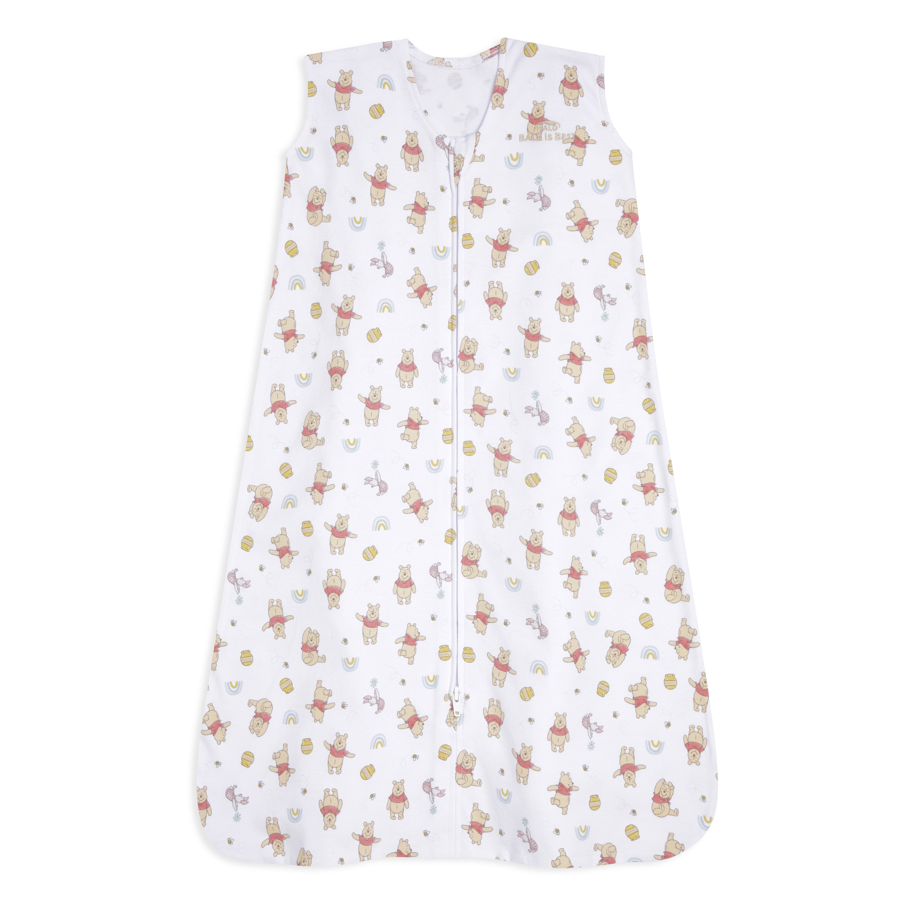 Disney x HALO SleepSack Wearable Blanket Cotton, Winnie the Pooh, Multicolor, Unisex, Infant, Large, 12-18 Months