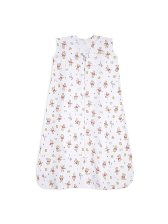 Disney SleepSack Wearable Blanket Cotton, Winnie the Pooh, Multicolor, Unisex, Infant, Large, 12-18 Months
