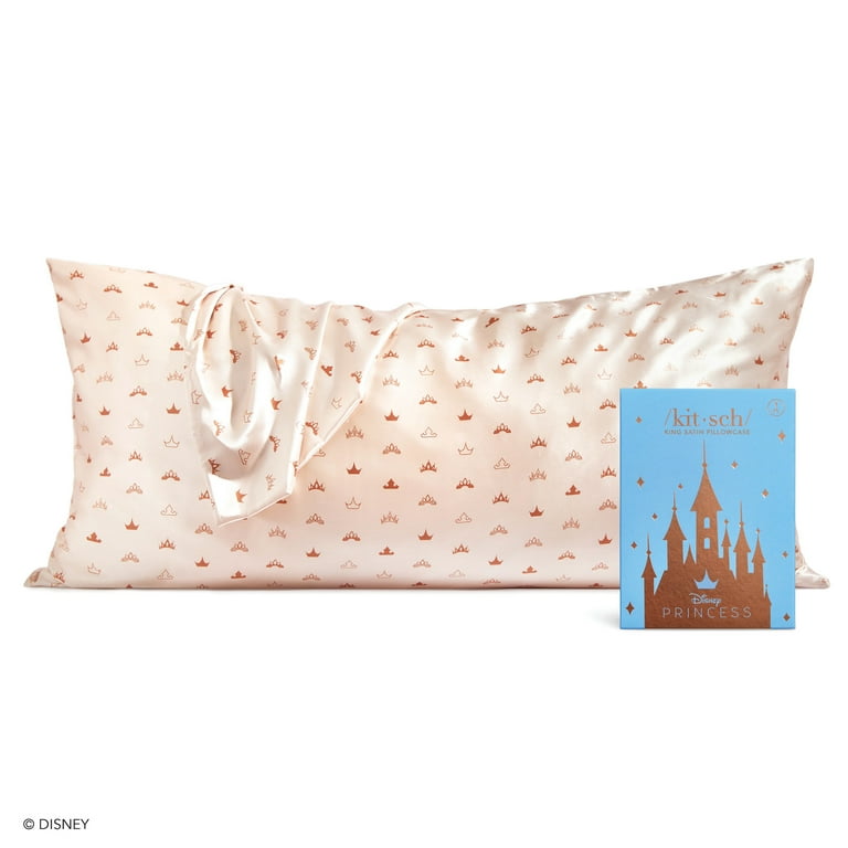Disney x kitsch Satin King Pillowcase Desert Crown
