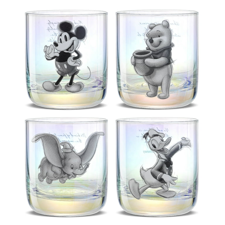 Disney Disney 100 Heritage Multi-Character Stemless Wineglass, 4