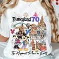 thumbnail image 1 of Disneyland 70th Anniversary T-Shirt – Mickey & Friends Retro Park Tee, 1 of 5