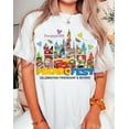 Disneyland Castle Pixar Fest 2024 Shirt Disney Pixar Characters Group T