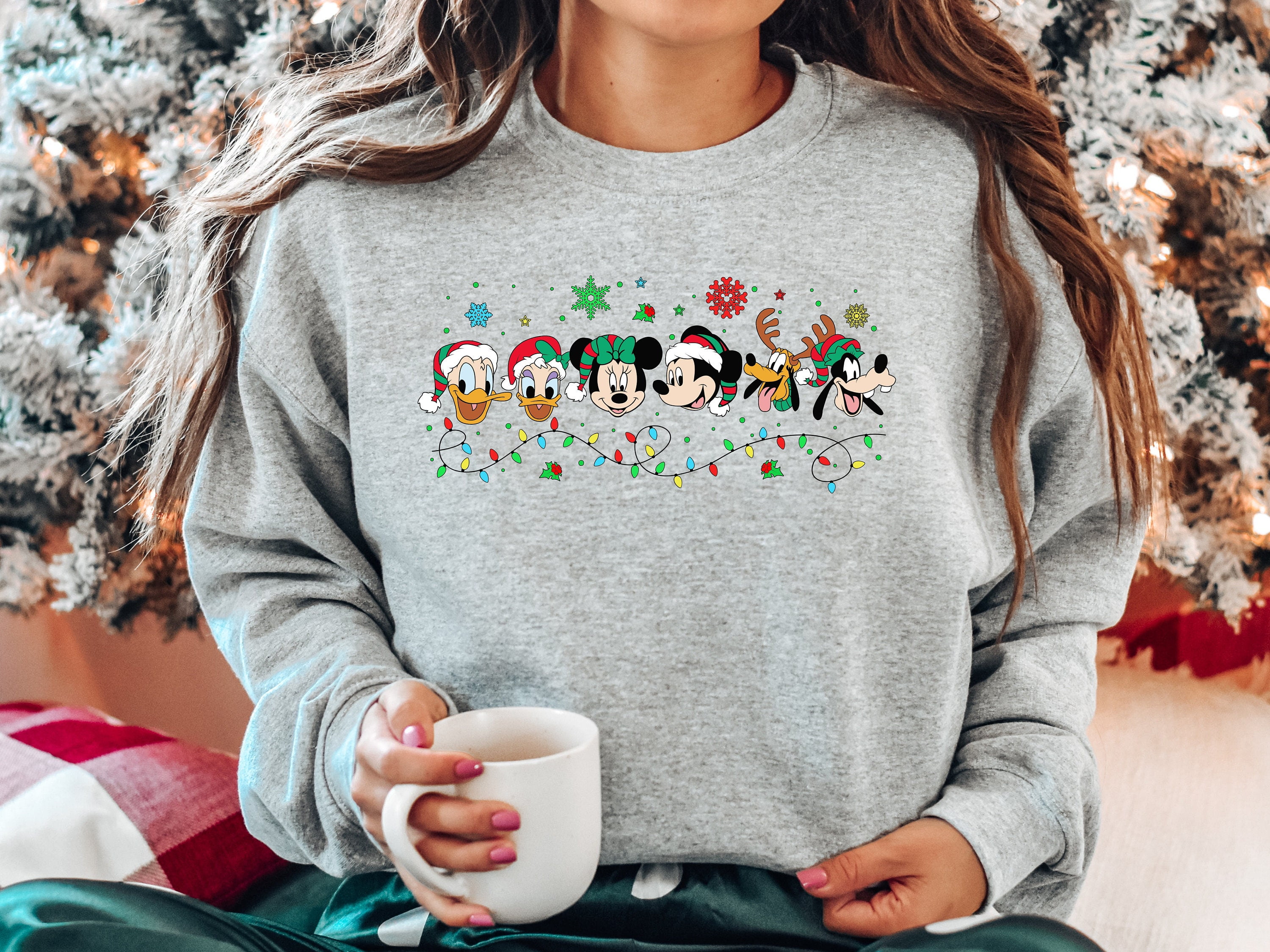 Grey disneyland sweatshirt hot sale