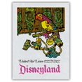 thumbnail image 1 of Disneyland - Enchanted Tiki Room - José the Mexican Macaw - United Air Lines - Vintage Airline Travel Poster by James Jebavy c.1968 - Japanese Unryu Rice Paper Art Print (Unframed) 12 x 16 in, 1 of 4