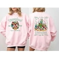 thumbnail image 1 of Disneyland Est 1955 Christmas Sweatshirt, Mickey And Friends Christmas Christmas Family Sweatshirt,Light Pink Color,Size L, 1 of 5