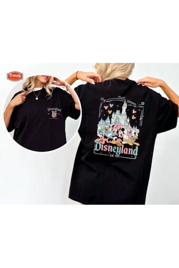 Disneyland Est 1995 Shirt, Mickey And Friends Shirt, Magical Disney Vacation Shirt, Disney Family Trip, Nostalgic Disney Parks Shirt, Millitary Green Tshirt