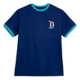 thumbnail image 1 of Disneyland Logo Ringer T-Shirt for Adults Size Small, 1 of 4