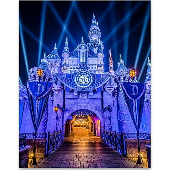 Disneyland Sleeping Beauty's Castle - 11x14 Unframed Art Print - Great Gift for Disney Lovers