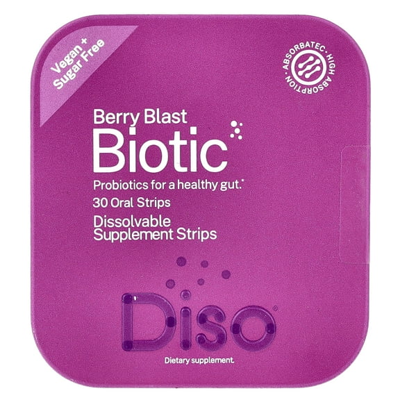 Diso Biotic, Berry Blast, 30 Oral Strips