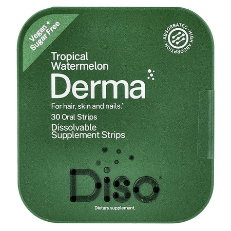 Diso Derma, Tropical Watermelon, 30 Oral Strips