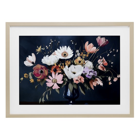 Stupell Industries Disorderly Conduct Bouquet Birch Framed Print Under Glass, design by Annabelle Hall, 17 x 23