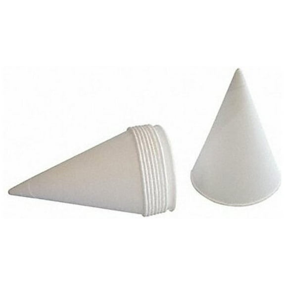 Disp. Cone Cup,4-1/4 oz.,White,PK1000 25K815