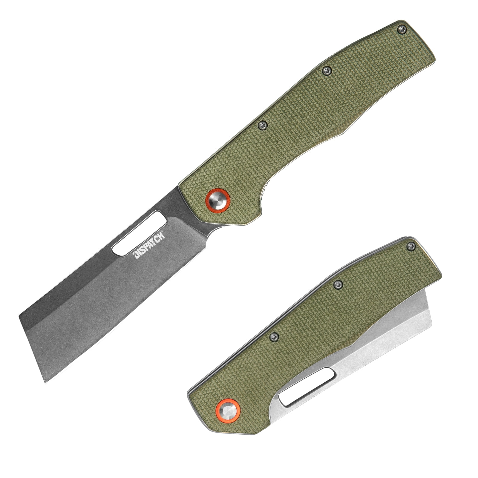 Dispatch 3.5" Pocket Folding Knife, Micarta Handle, Hunting Knife