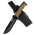 thumbnail image 1 of Dispatch 4.2" Hunting Knife, Fixed Blade Camping Knife with K-Sheath, Rubber ABS Handle for Outdoor, 1 of 11