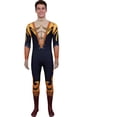 thumbnail image 1 of Dispatch Flambae Cosplay Costume - Anime Flame Warrior Spandex Zentai Suit - Retro Heroic 3D Full Bodysuit Stage Performance Jumpsuit for 5-6 Years, 1 of 7