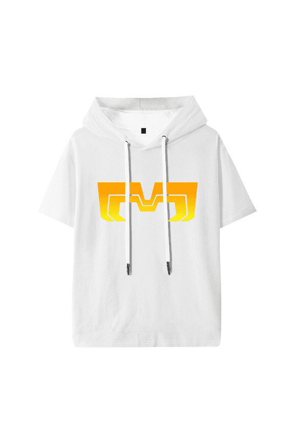 Dispatch Mecha Man Logo Hooded T-shirt Unisex Short Sleeve Casual Fashion Tee