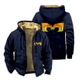 thumbnail image 1 of Dispatch Mecha Man Logo Zipper Jacket Unisex Long Sleeve Thickened Winter Parka Streetwear Coat, 1 of 2