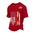 thumbnail image 1 of Dispatcher 911 Never Forget Men's T-Shirt - First Responder Tribute Pullover with Vintage Style Graphic and Soft Knit for Daily Casual Wear Red M, 1 of 3