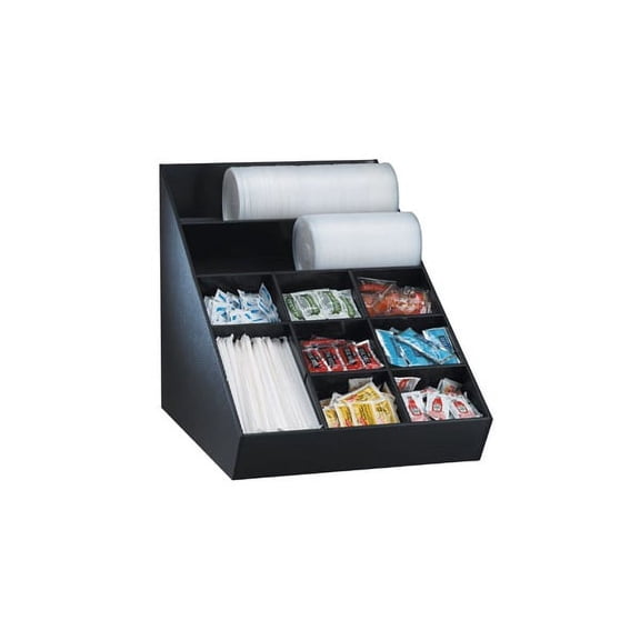 Dispense-Rite Lid Straw Condiment Organizer - WLO-1B